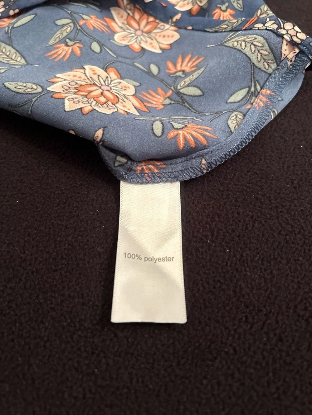 Old Navy Navy Blue Floral Smocked girls top